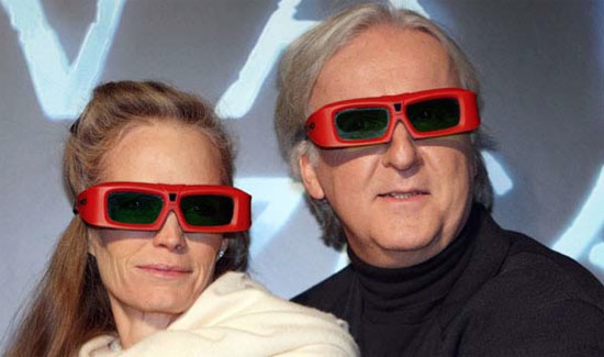 James Cameron wants 3D in the living room and practically everywhere else. (Source: LA Times)