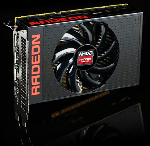 AMD’s slick looking, single fan, 8 TFLOPS AIB (Source AMD)