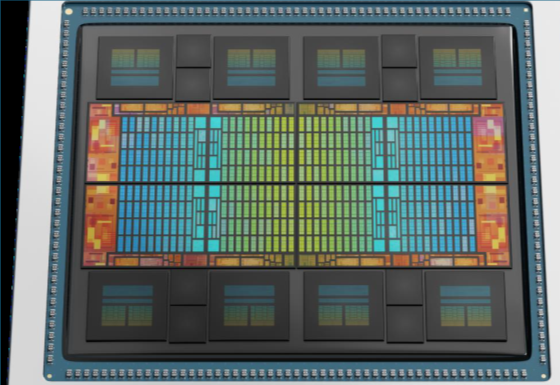 AMD’s Epyc MI325X GPU die.